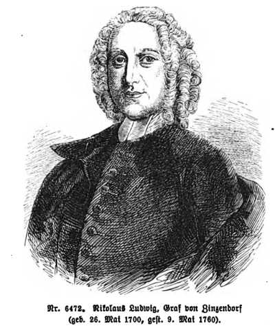 Portrait Nikolaus Ludwig Graf von Zinzendorf